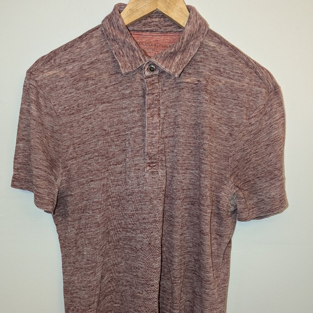 Men's Banana Republic Red Polo